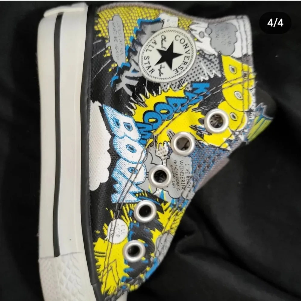 Converse Chuck Taylor, Batman Shoes, sz 4c - Picture 4 of 4